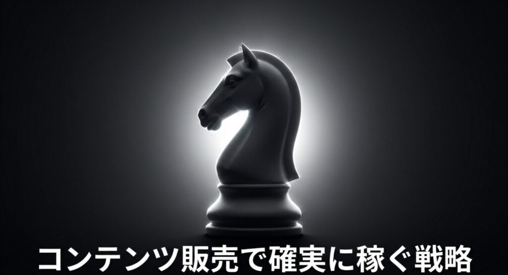 実績がない初心者でもコンテンツ販売で確実に稼ぐ戦略を解説するスライド
