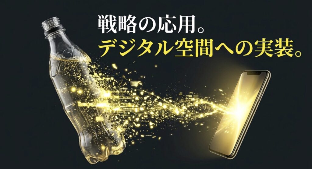 Friendly Twistの戦略の応用とデジタル空間への実装を示すスライド